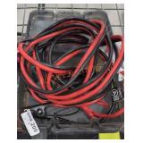 2 sets of jumper cables and case