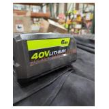 Ryobi 40v 6 ah battery