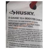 Husky 8ft. 12 GA Booster Cable