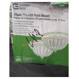 2-Pack 11" LED Flush Mount