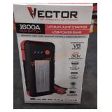 Vector Jump Starter with USB Power Bank