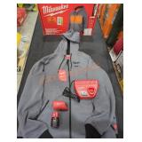 Milwaukee M12 Heated Hoodie Kit, XL Gray