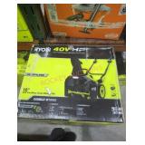 Ryobi 40V 18" Snow Blower Kit