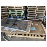 Patio Door Screen, White Mirror Patio Door Screen, White Mirror