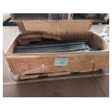 Pallet of Metal Sheeting and Posts Pallet of Metal Sheeting and Posts