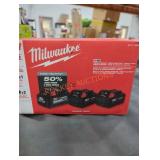 Milwaukee M18 high output 6 ah, 2 5 ah batteries Milwaukee M18 high output 6 ah, 2 5 ah batteries