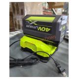 Ryobi 40v 6 ah battery and charger Ryobi 40v 6 ah battery and charger