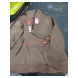 Milwaukee XL Pullover Hoodie, Brown Milwaukee XL Pullover Hoodie, Brown