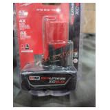 Milwaukee M12 xc 6 ah battery