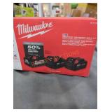 Milwaukee M18 high output 6 ah, 2 5 ah batteries Milwaukee M18 high output 6 ah, 2 5 ah batteries