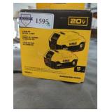 2 DeWalt 20v 5 ah batteries 2 DeWalt 20v 5 ah batteries