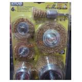 Ryobi 6 pc Wire Wheel Assortment Set