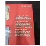 Milwaukee large wet dry vacuum high filter Milwaukee large wet dry vacuum high filter