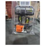 2 Ryobi 18v 4 ah batteries