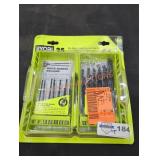 Ryobi Black Oxide Drill Bit Set Ryobi Black Oxide Drill Bit Set