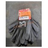 Milwaukee Black Nitrile Dipped Gloves, 9" L Milwaukee Black Nitrile Dipped Gloves, 9" L