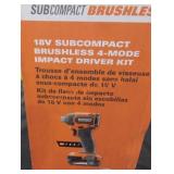 Ridgid 18V Subcompact Impact Driver Ridgid 18V Subcompact Impact Driver