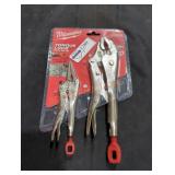 Milwaukee 6" Long Nose + 10" Curved Jaw Pliers Milwaukee 6" Long Nose + 10" Curved Jaw Pliers