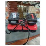 Milwaukee M18 dual charger and 2 5 ah batteries