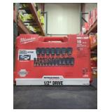 Milwaukee 19PC 1/2" Drive Impact Socket Kit Milwaukee 19PC 1/2" Drive Impact Socket Kit