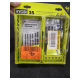 Ryobi 25pc. Hex Shank Black Oxide Drill Bit Set