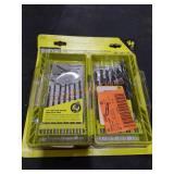 Ryobi Hex Shank Black Oxide Drill Bit Set Ryobi Hex Shank Black Oxide Drill Bit Set