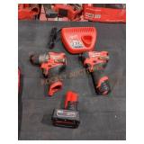 Milwaukee M12 2 Tool Combo Kit Milwaukee M12 2 Tool Combo Kit
