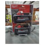 2 Milwaukee M18 high output 6 ah batteries 2 Milwaukee M18 high output 6 ah batteries