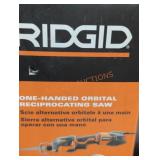 Ridgid Orbital Reciprocating Saw Ridgid Orbital Reciprocating Saw