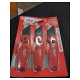 Milwaukee 3pc Utility Knife Milwaukee 3pc Utility Knife