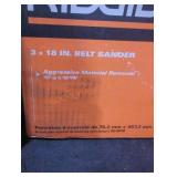 Ridgid 3X18 in. Belt Sander Ridgid 3X18 in. Belt Sander