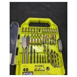 Ryobi 40pc. Drill& Impact Drive Set