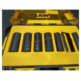 DeWalt metric 1/2" drive impact deep socket set DeWalt metric 1/2" drive impact deep socket set