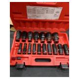Milwaukee SAE 1/2" Drive Impact Socket Kit Milwaukee SAE 1/2" Drive Impact Socket Kit