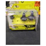 Ryobi 3pc Router Bit Set Ryobi 3pc Router Bit Set