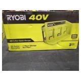 Ryobi 40v 3 Port Quick Charger Ryobi 40v 3 Port Quick Charger