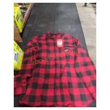 Milwaukee RED PLAID-XL Flannel Shirt