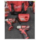 Milwaukee M12 2 Tool Combo Milwaukee M12 2 Tool Combo