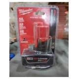 Milwaukee M12 xc 6 ah battery