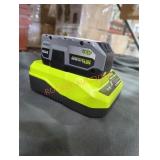 Ryobi 18v 4 ah battery and charger