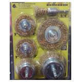 Ryobi 6 pc. Wire Wheel Assortment Set
