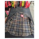Milwaukee GREY PLAID-M Flannel Shirt