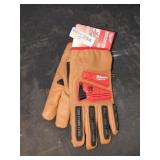 Milwaukee Goatskin Leather Work Gloves, 9" Milwaukee Goatskin Leather Work Gloves, 9"