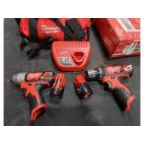 Milwaukee M12 2 Tool Combo Kit Milwaukee M12 2 Tool Combo Kit