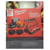 Milwaukee M18 6-Bay Rapid Charger + 4Pk Battery Milwaukee M18 6-Bay Rapid Charger + 4Pk Battery
