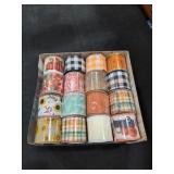Box Lot Assorted Autumn Ribbon Box Lot Assorted Autumn Ribbon