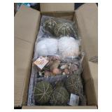 Box Lot Assorted Fall Items Box Lot Assorted Fall Items