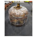 Glass Pumpkin Jar Glass Pumpkin Jar