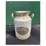 Rustic Tin Flower Planter Rustic Tin Flower Planter
