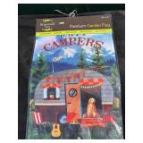 Happy Campers Garden Flag Happy Campers Garden Flag